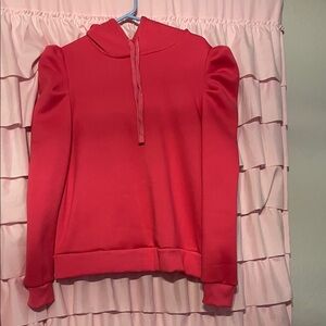 Women's Red Puff Sleeve Top